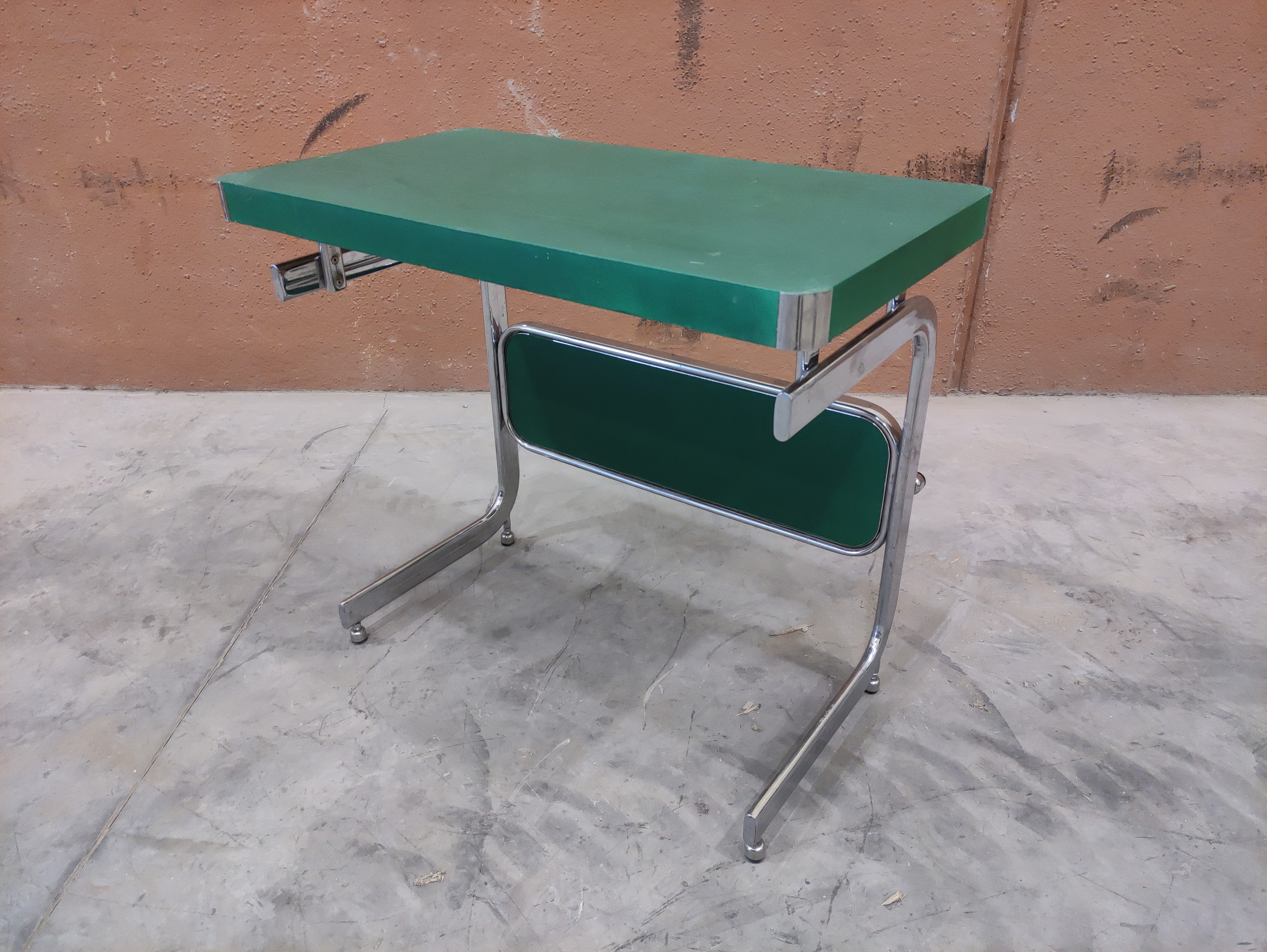 mesa oficina 2piezas mostrador inox formica 73x82x45 2u